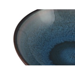 Plate LAROSE CYRLW-03-B REACTIVE COLOR GLAZE OCEAN BLUE SOUP 20CM 