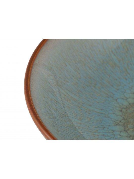 Plate LAROSE CYRLW-03-C REACTIVE COLOR GLAZE BROWN SOUP 20CM 
