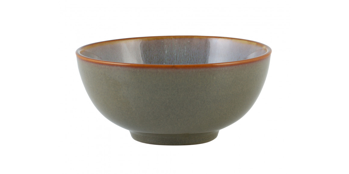 Bowl LAROSE CYRLW-04-C REACTIVE COLOR GLAZE BROWN 15CM 