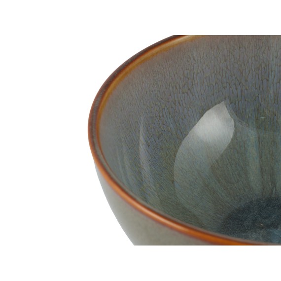 Bowl LAROSE CYRLW-04-C REACTIVE COLOR GLAZE BROWN 15CM 