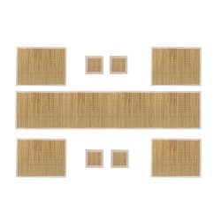 Сервировочная салфетка KOOPMAN D25000030 GRASS W COTTON 9PCS (547659)