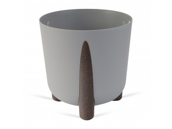 Flower pot LAMELA LA208-27 FRIDA ROUND 180 GREY 