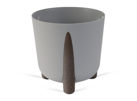 Flower pot LAMELA LA208-27 FRIDA ROUND 180 GREY 
