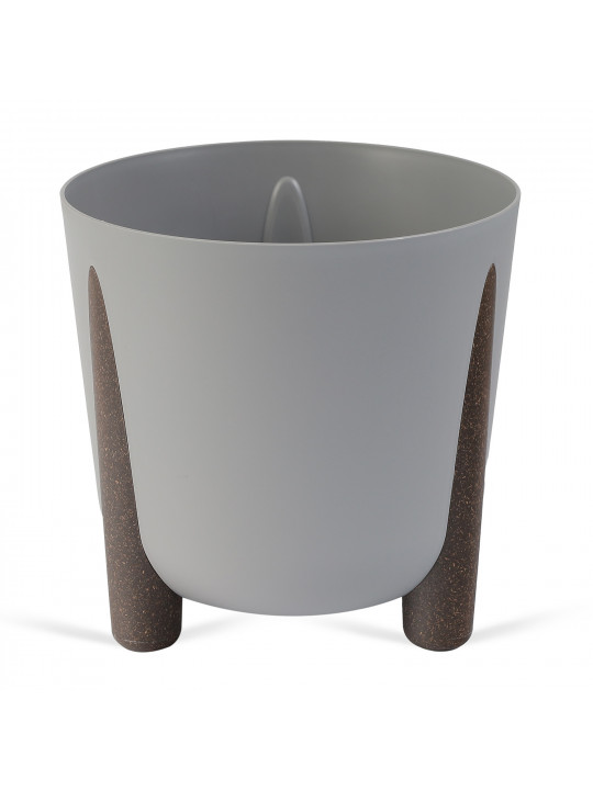 Flower pot LAMELA LA208-27 FRIDA ROUND 180 GREY 