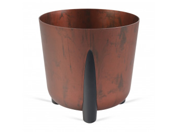 Flower pot LAMELA LA209-06 FRIDA ROUND 210 COPPER 