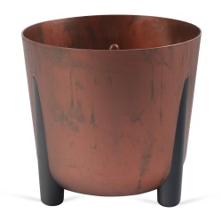 Flower pot LAMELA LA209-06 FRIDA ROUND 210 COPPER 