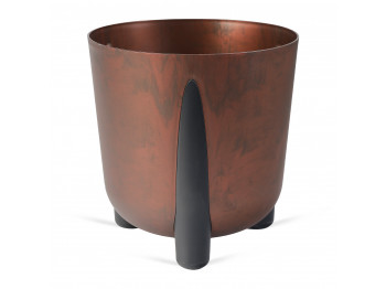 Flower pot LAMELA LA228-06 FRIDA ROUND 260 COPPER 