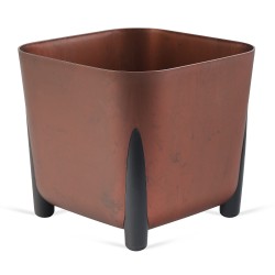 Цветочный горшок LAMELA LA232-06 FRIDA SQUERE 260x260 COPPER 