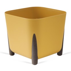Цветочный горшок LAMELA LA232-15 FRIDA SQUERE 260x260 OCHRE 