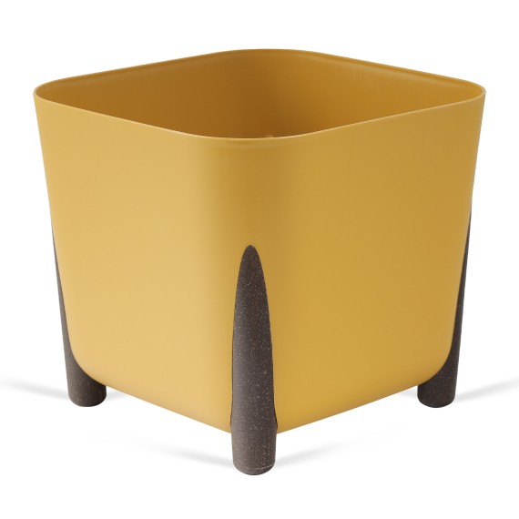 Цветочный горшок LAMELA LA232-15 FRIDA SQUERE 260x260 OCHRE 