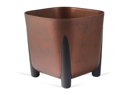 Flower pot LAMELA LA233-06 FRIDA SQUERE 290x290 COPPER 