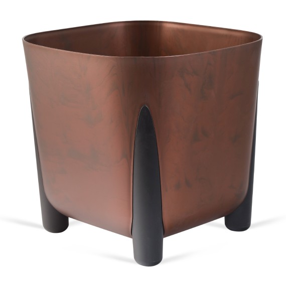 Цветочный горшок LAMELA LA233-06 FRIDA SQUERE 290x290 COPPER 