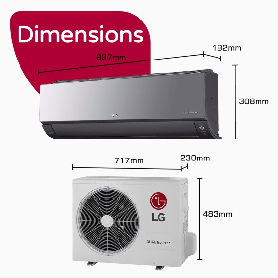 Air conditioner LG ARTCOOL A12CMH (T) 