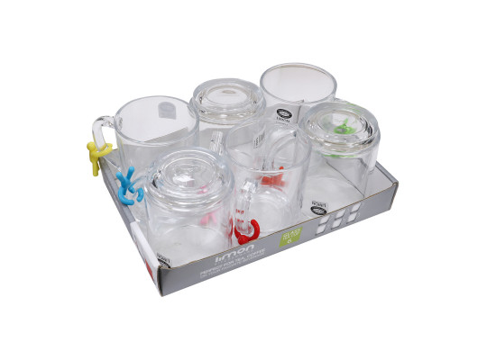 Набор стаканов LIMON 238800 GLASS SET 6PC FOR TEA 240ML (910728)
