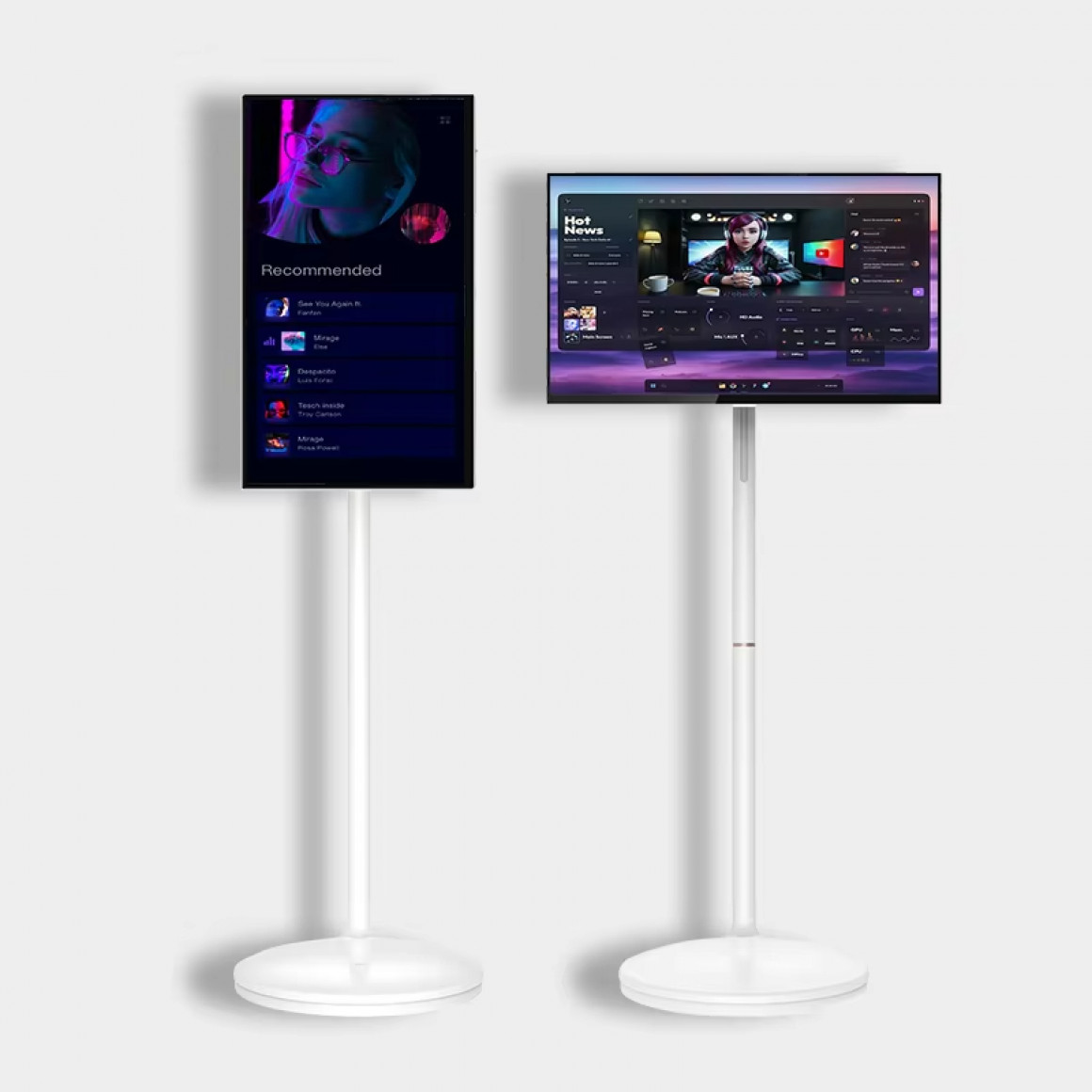 Մոնիտոր QUNMAO QM-22GM02 21.5 Stand Portable Touch Smart 