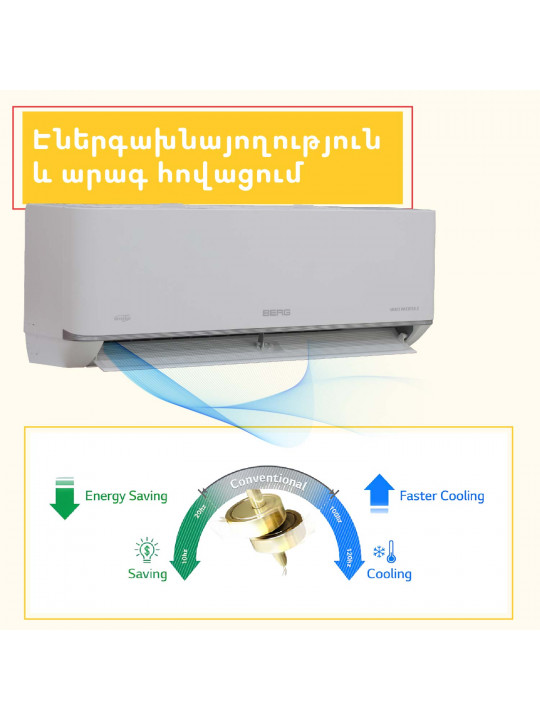 Օդորակիչ BERG SMART INVERTER 2 BGAC/I-12 (T) 