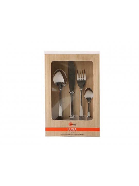Table cutlery SOLEX 393424 LUNA SET 24PC 