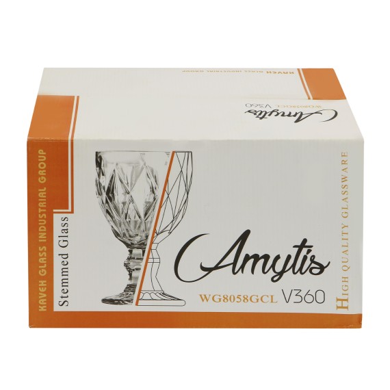 Набор стаканов AMYTIS WG8058GCL 360ML 