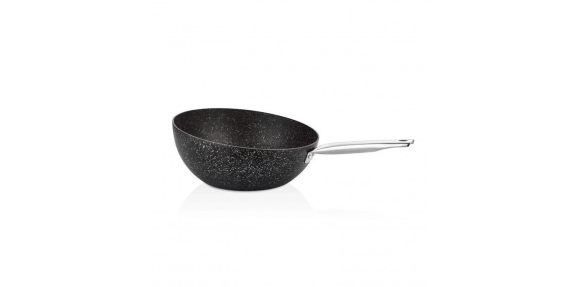 Frypan FALEZ BLN3030 BLACK LINE S.S HANDLE BOMERANG WOK PAN 30CM 