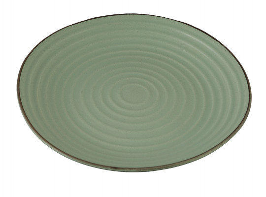 Plate LAROSE YYHX-01 CIRCLE EMBOSSMENT LIGHT GREEN DINNER 26CM 