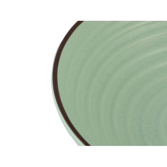 Тарелка LAROSE YYHX-03 CIRCLE EMBOSSMENT LIGHT GREEN SOUP 20CM 