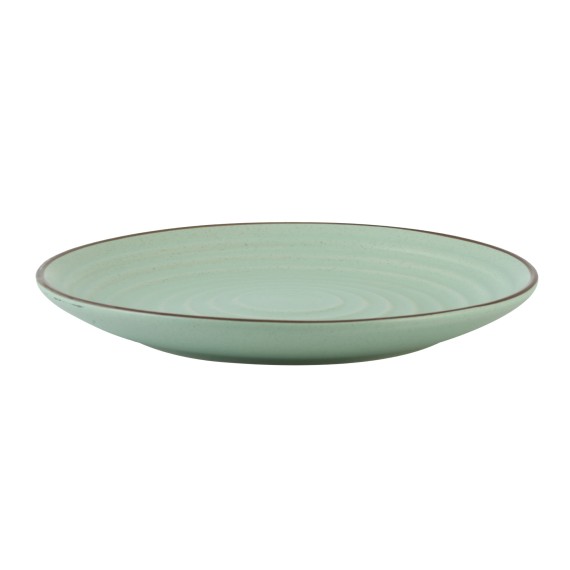 Тарелка LAROSE YYHX-02 CIRCLE EMBOSSMENT LIGHT GREEN DESSERT 20CM 