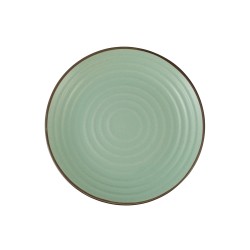 Plate LAROSE YYHX-02 CIRCLE EMBOSSMENT LIGHT GREEN DESSERT 20CM 