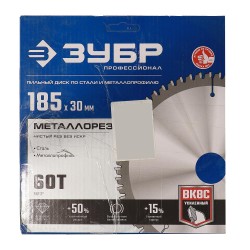 Отрезной диск MASTER TRADE 185X30X2.2MM T60 (374678)