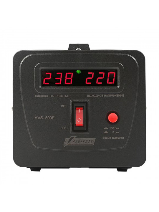 Հոսանքի կարգավորիչ POWERMAN AVS 500 E Black 