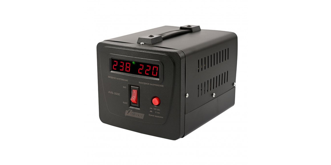 Հոսանքի կարգավորիչ POWERMAN AVS 500 E Black 
