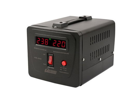 Հոսանքի կարգավորիչ POWERMAN AVS 500 E Black 