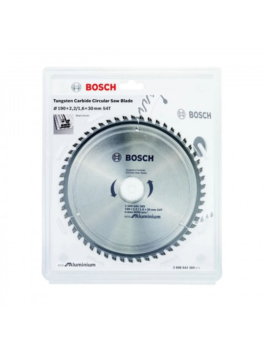 Կտրող սկավառակ BOSCH 190x30-54T 