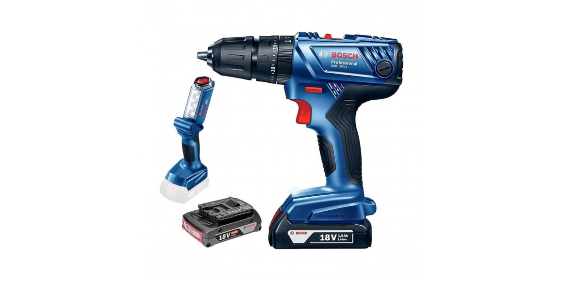 Էլ. պտուտակահան BOSCH GSB180LI-1.5 