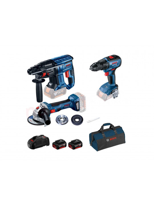 El. tools set BOSCH GSR180LI+GWS180LI+GBH180 