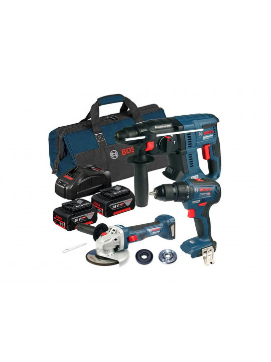 El. tools set BOSCH GSR180LI+GWS180LI+GBH180 