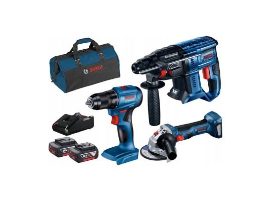 El. tools set BOSCH GSR185LI+GWS180LI+GBH180LI 