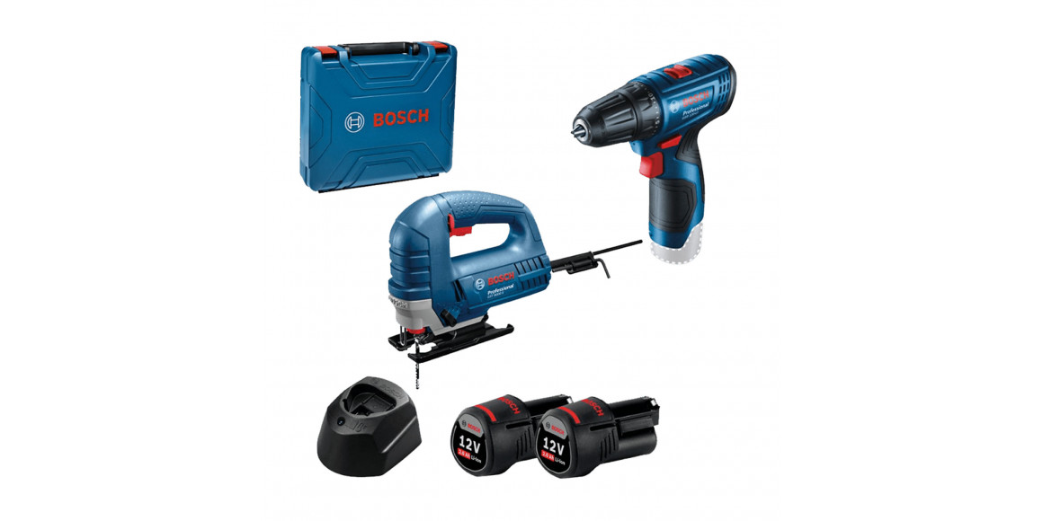 Лобзиковая пила BOSCH GST8000E+GSR120-LI 
