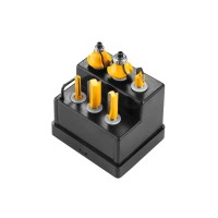 Milling cutter set DEKO DN06-2 6 PCS 8 MM (994701)