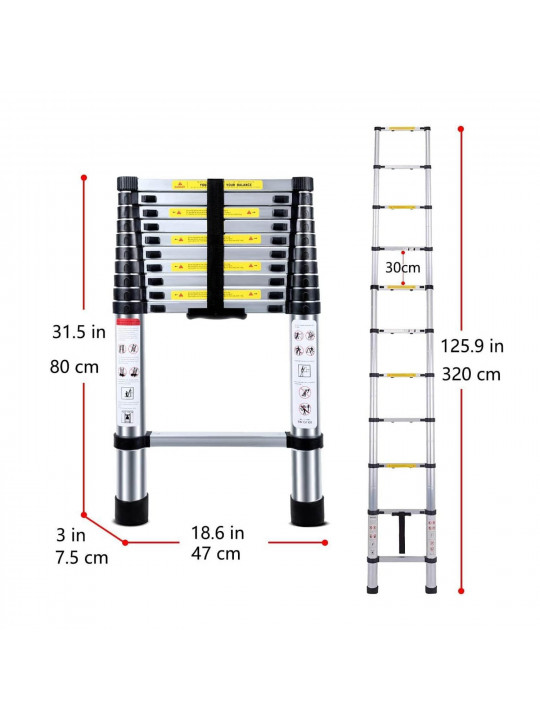 Лестница LADDER 3,2M 107-6 