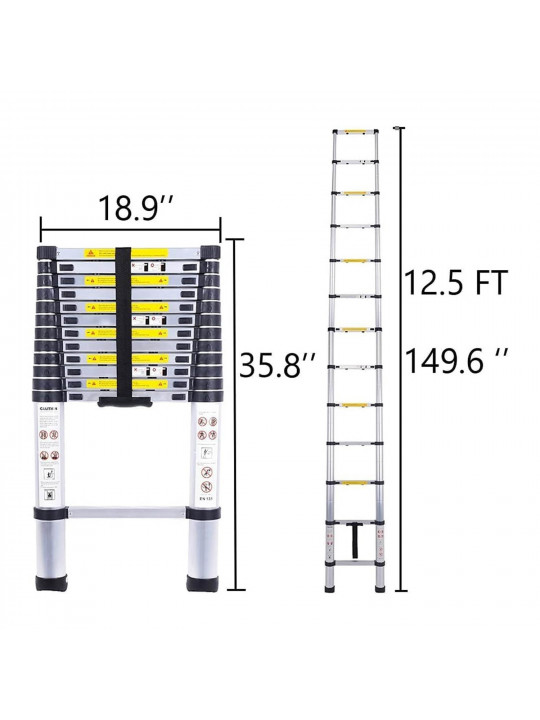 Stairs LADDER 3,8M 107-2 