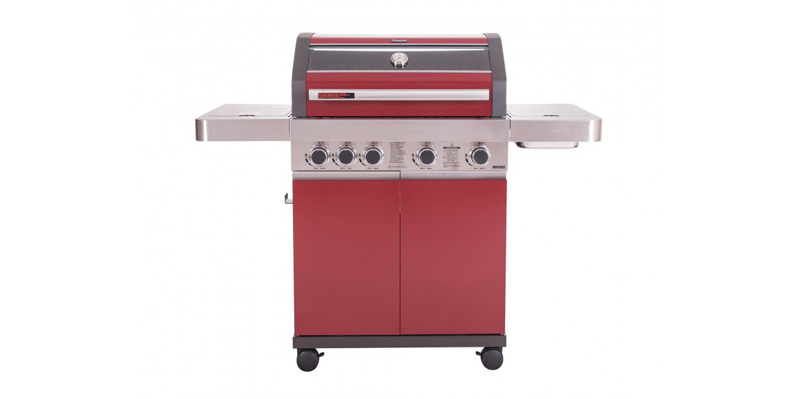 Gas grill MASPORT MB4000 RED (134265)