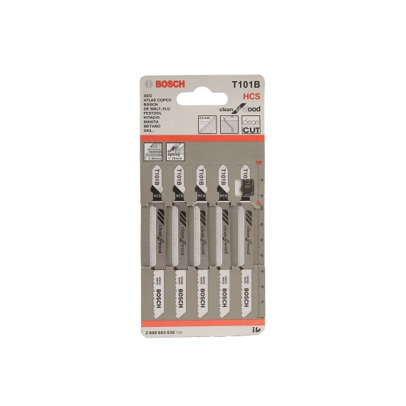 Лезвия пилы BOSCH T101B HCS (006781)