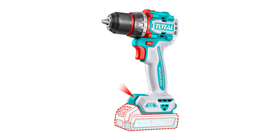 El. screwdriver TOTAL TDLI205581 