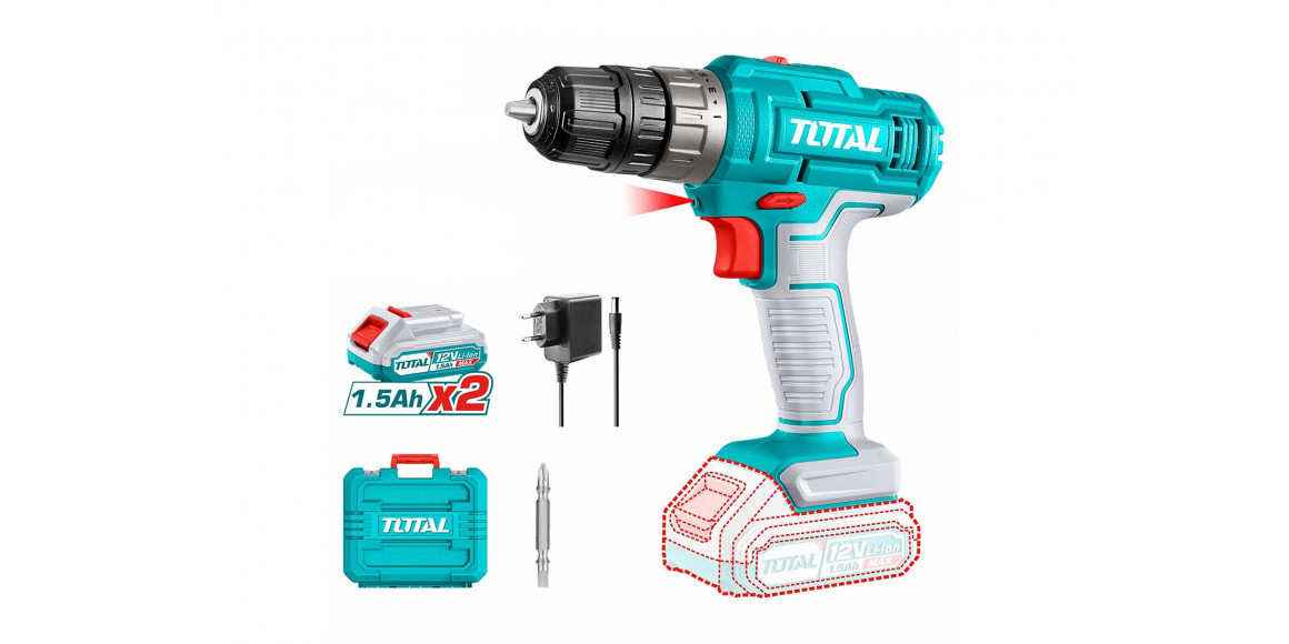 El. screwdriver TOTAL TDLI1228 