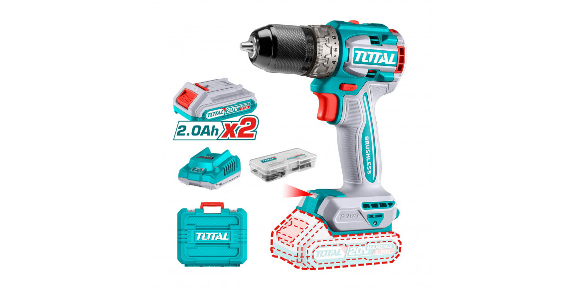 El. шурупаверты TOTAL TDLI20602 
