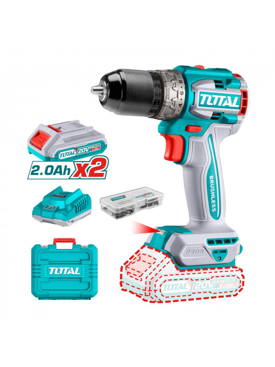 El. шурупаверты TOTAL TDLI20602 