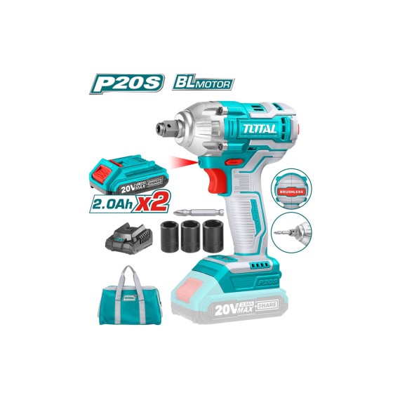 Impact wrenches TOTAL TIWLI20208 