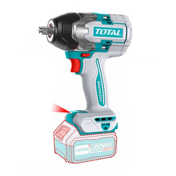 Impact wrenches TOTAL TIWLI2085 
