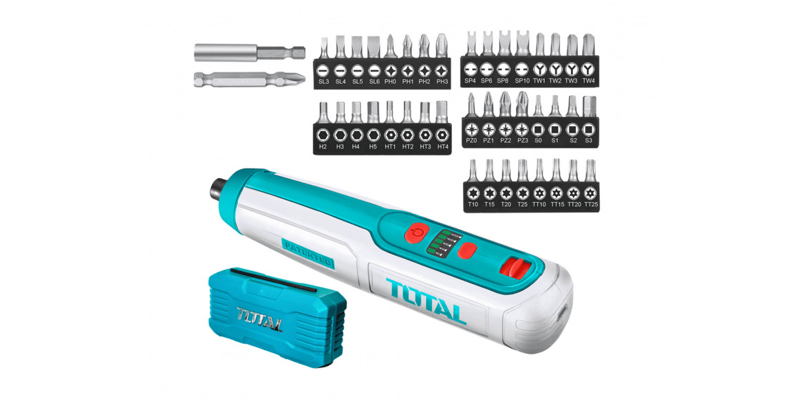 El. screwdriver TOTAL TSDLI0406 