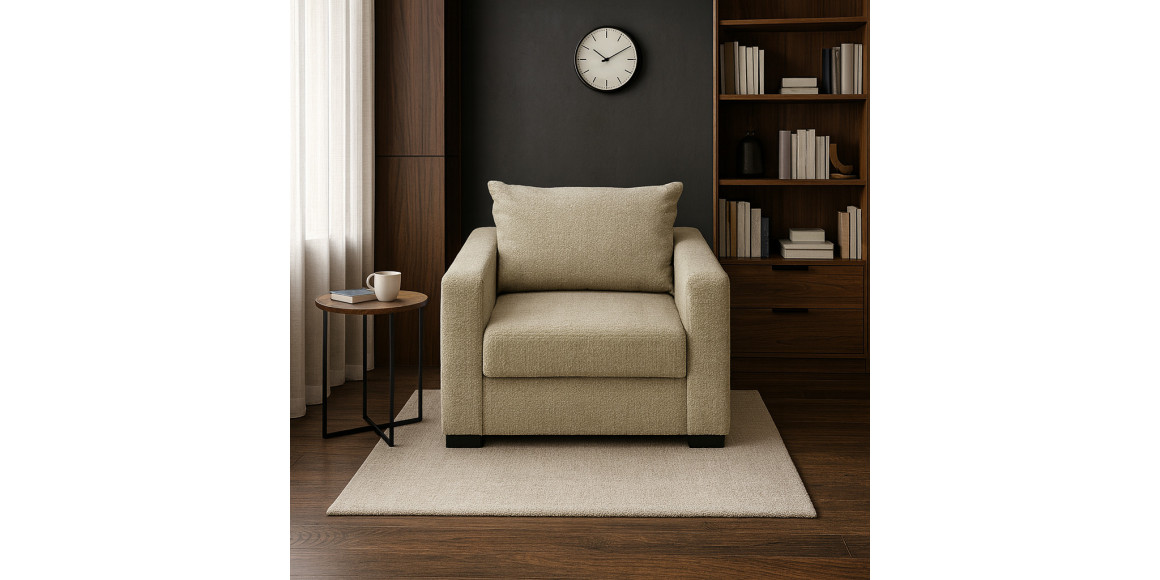 Armchair HOBEL ANGEL 1 BUKLE BEIGE /BENORRY 1002 (1) 